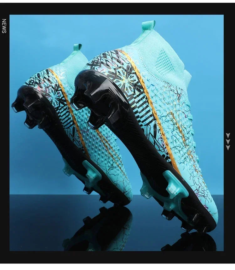 Refreshing Breathable Feet Children's Non-slip Fashion Casual Sports Shoe Youth Soccer Shoes Indoor Outdoor Grass Training Shoes