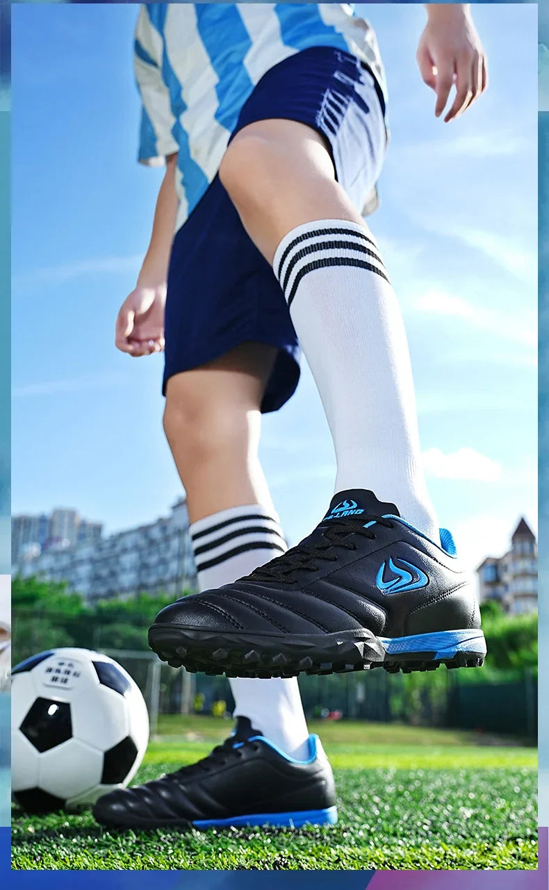 Men Soccer Shoes Youth Football Boots Breathable Comfortable Athletic Training Soccer Cleats Orignal Football Shoes for Kids