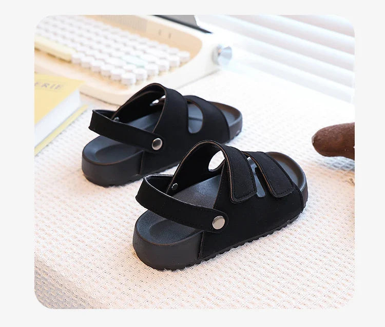 Boy's And Girls' 2026 Summer New  Casual Thick Sole Slides Forest Style Two-Way Sandals