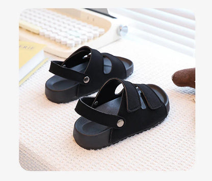 Boy's And Girls' 2026 Summer New  Casual Thick Sole Slides Forest Style Two-Way Sandals