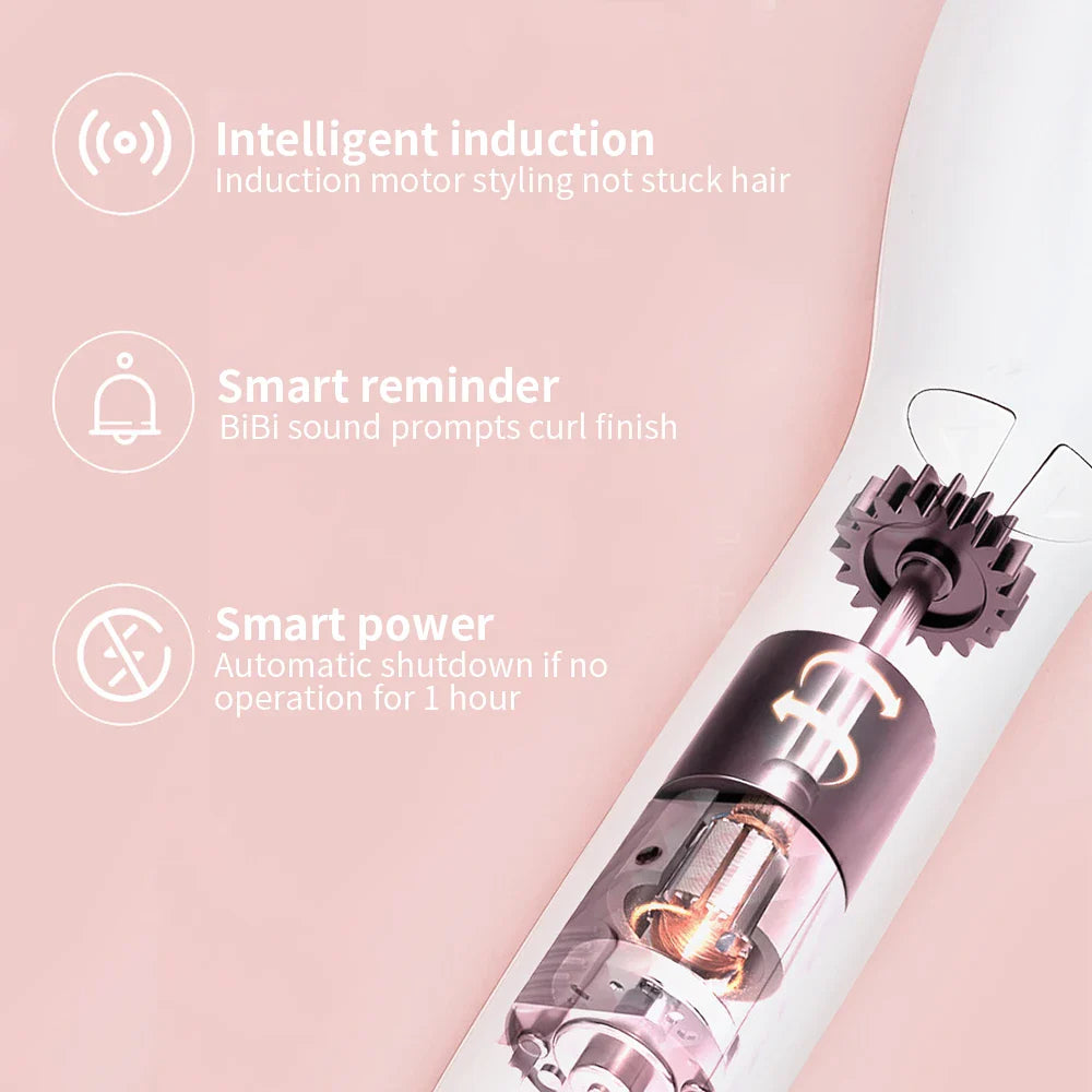 Auto Hair Curling Iron Ceramic Rotating Air Curler Air Spin Wand Styler Curl Machine Magic Hair Curler