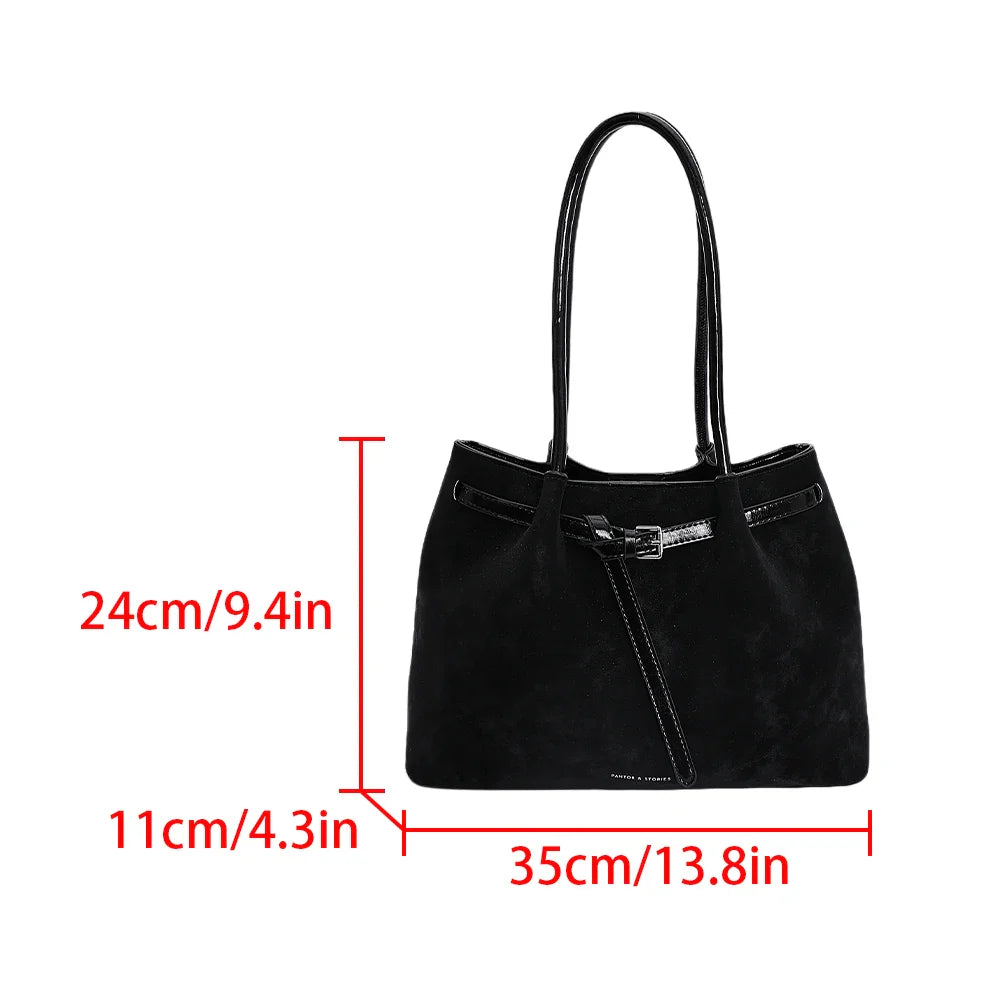 Retro Underarm Bag for Women, New Trendy Fashion, Casual Commuter Tote Bag, Large Capacity Shoulder Bag