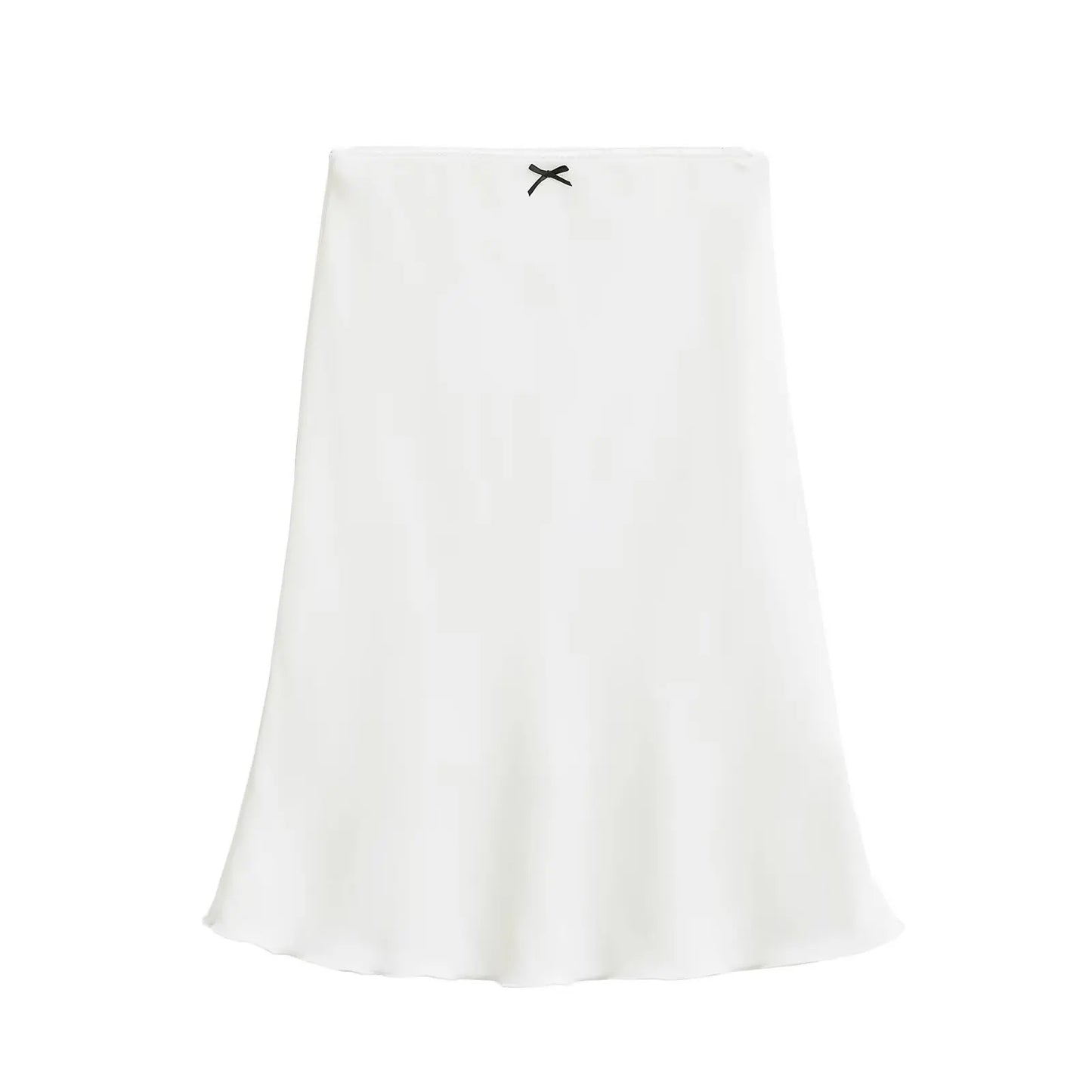 Sexy Slimming High Waist f-length Skirt Sweet Spicy Girl Faionable Versatile Outerwear A-line  Skirt for Women