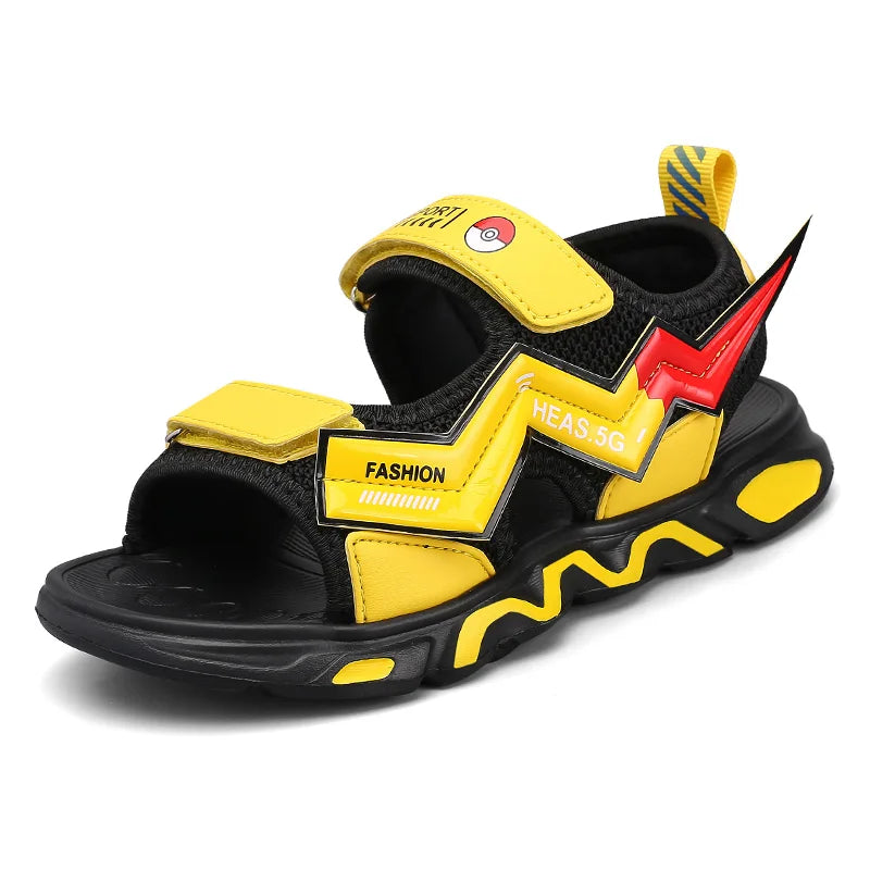 New boys Barefoot Shoes Kids Summer Beach Cute Printing Boys Sandals Comfortable Breathable Non-slip Children's Shoes