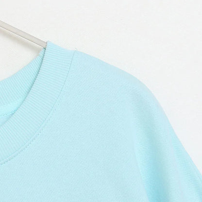 Embroidery Sweatshirt Women Casual Fleece Jumper Marie Cat Cartoon Loose Pullover Top O Neck Long Sleeve