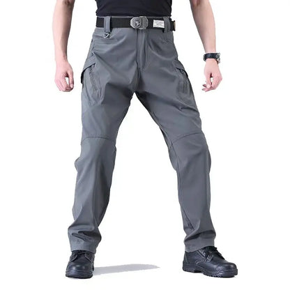 Cargo Pants Men's Outdoor Waterproof Combat Military Trousers Work Joggers Hiking Camping Climbing Elastic 5XL