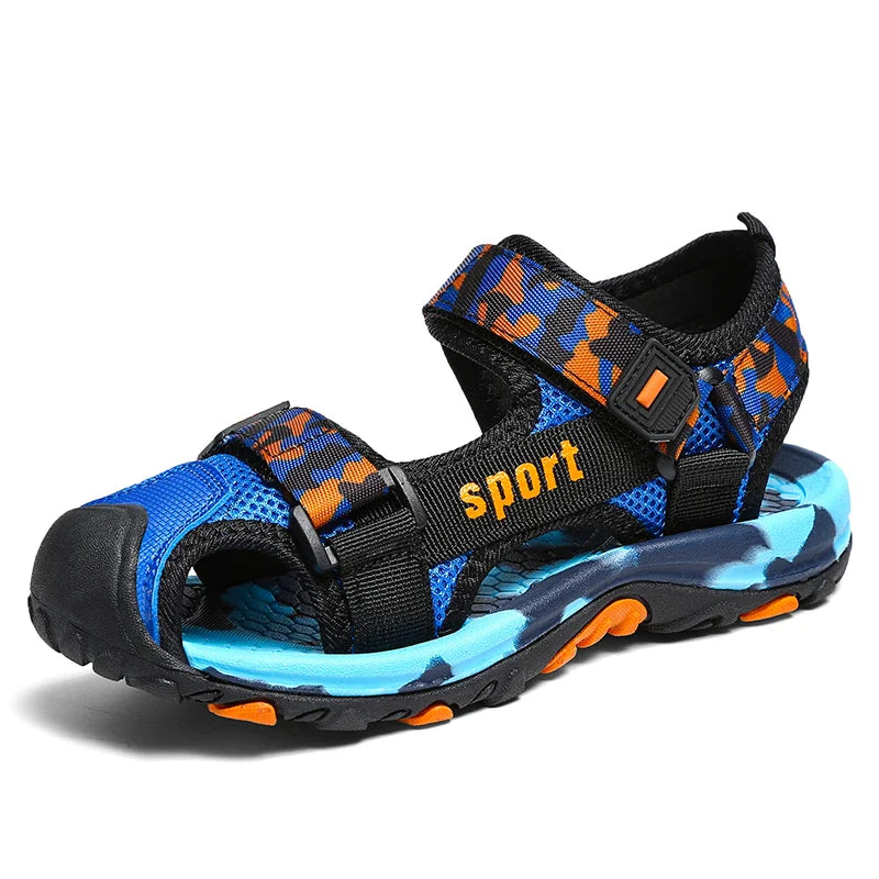 Camouflage Boy Sandals Kids Summer Shoes 2026 New Fashion Beach Outdoor Water Barefoot Shoes Sneaker Casual Sports Sandals