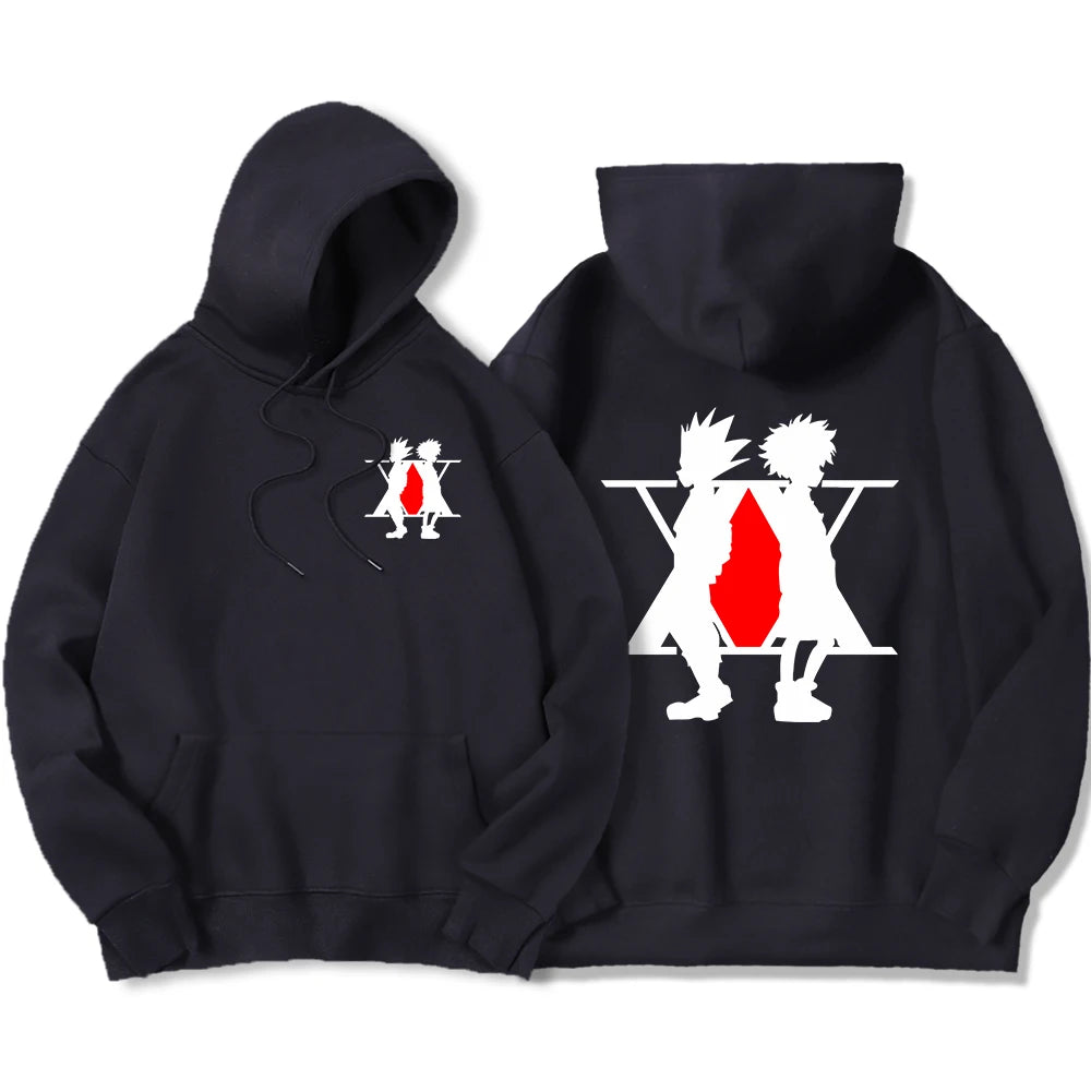 Japan Anime Graphic Xx Prints Hoodies Mens Oversized Casual Streetwear Fleece Pullovers Street Clothes Hip Hop Fashion Hoody