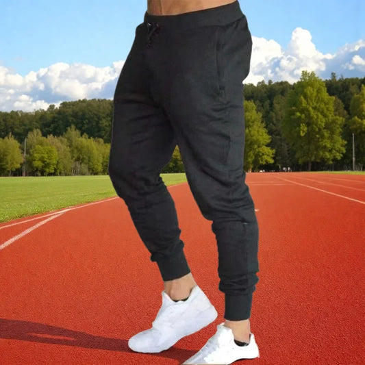 Men's Sweatpants Autumn and winter Fleece Pants Sport Long Pants Casual Drawstring Jogger Pants Pockets  Keep warm Trousers