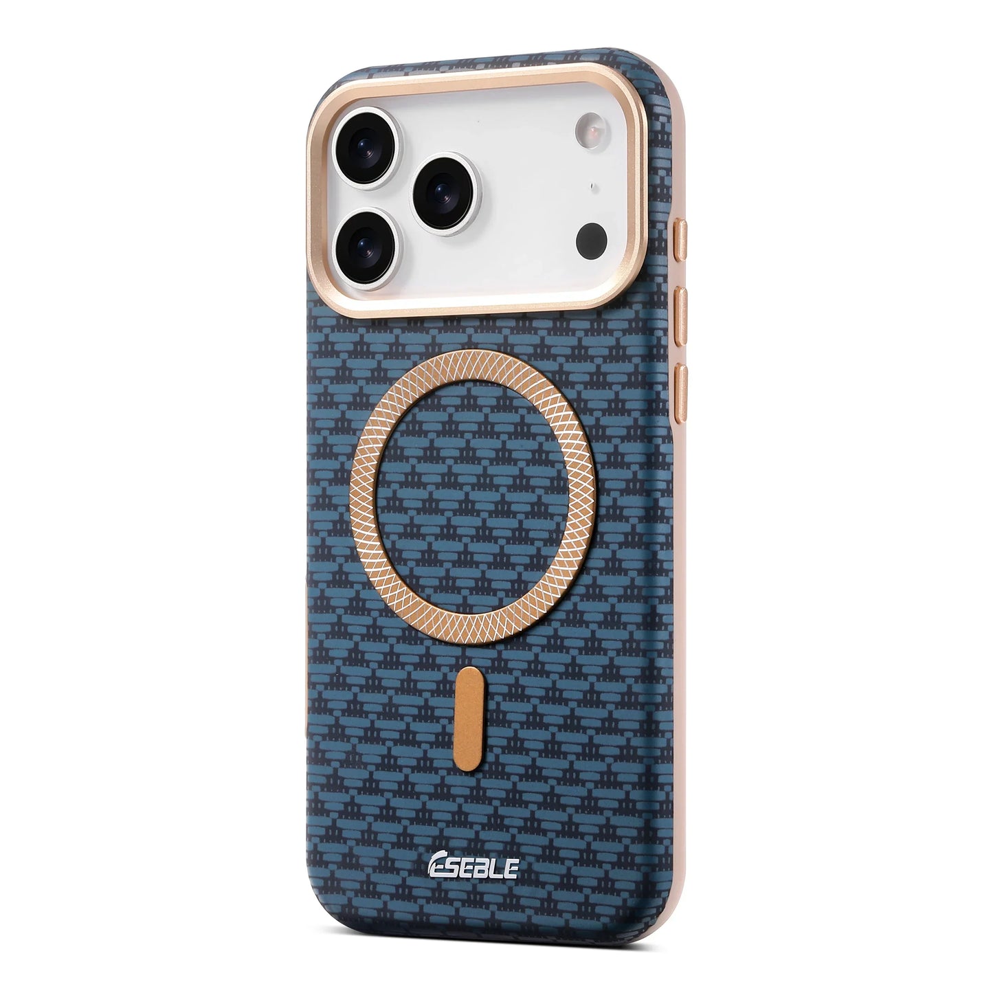 Leather Magnetic Phone Case For iPhone 17 16 15 14 13 Pro Max 17Pro 17Air Metal Lens Button Bumpe Cover
