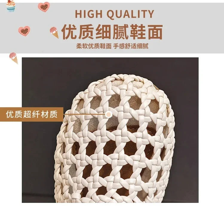 Traditional Woven Sandals Young Child in Summer 2026 New Child Flat Shoe Retro Baby Walking Shoe Girls Casual Sandals Baby Shoes