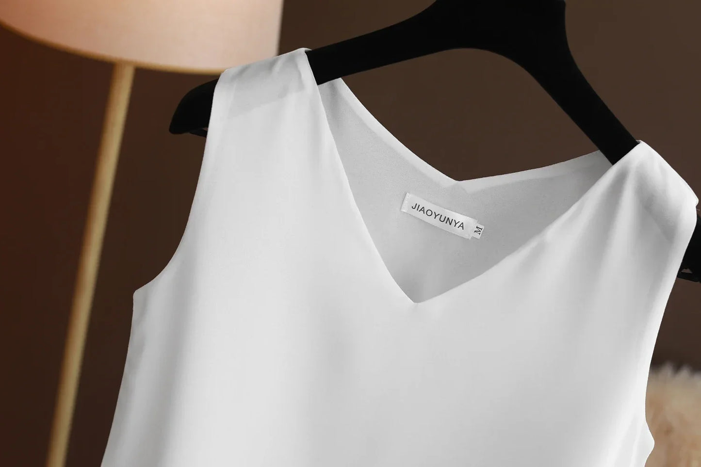 New Arrival Casual Shirt Chiffon Vest Female Summer New Sleeveless Halter T-shirt V-neck Blouse Loose Inside Cover Bellies