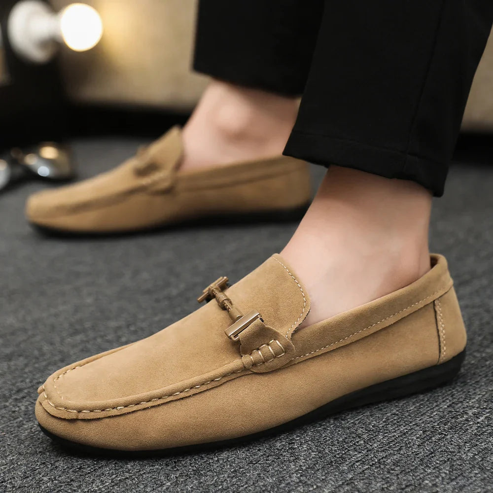 Men Loafers Soft High Quality Spring Autumn Shoes Men Casual Shoes Warm Slip on Flats Driving Shoes