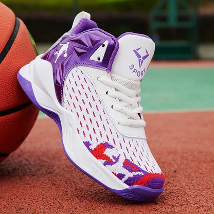 2024 New Children's Basketball Shoes for Boys Non-slip Kids Sport Shoes Wear-resistant Outdoor Kids Girls Sneakers Trainers