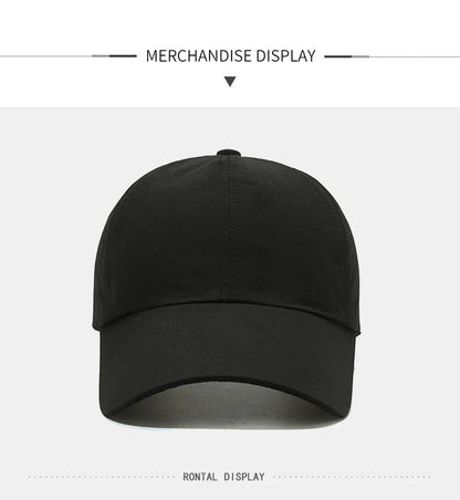 Summer New Ponytail Quick-Drying Sunscreen Hat Fisherman Hat Women Shade Cap Uv Protection Soft Top Hat