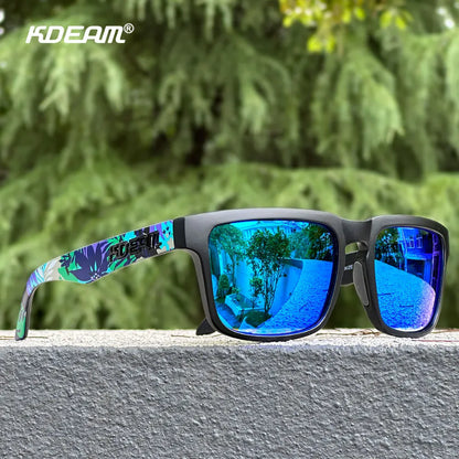 Unisex Square Sunglasses Polarized Coated Lens Suitable For Driving Fishing Sunglasses Anti-Blue Light Computer Eyeglasses