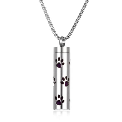 Long Strip Stainless Steel Aromatherapy Necklace Perfume Diffuser Essential Oil Diffuser Pendant Necklace Jewelry Accessories