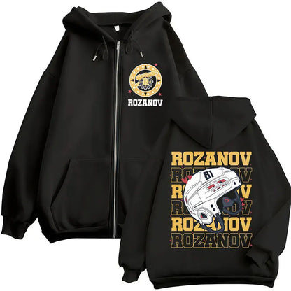 Heated Rivalry Shane Hollander‌ Ilya Rozanov Hollanov 24 81 Merch Zipper Hoodies Men Women Zip Up Sweatshirts Long Sleeve Jacket