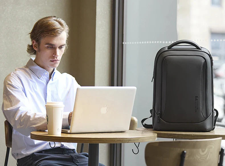 Multifunctional Men's Backpack 15.6" Laptop Backpack Waterproof Large Capacity Work Travel Backpack with USB Port
