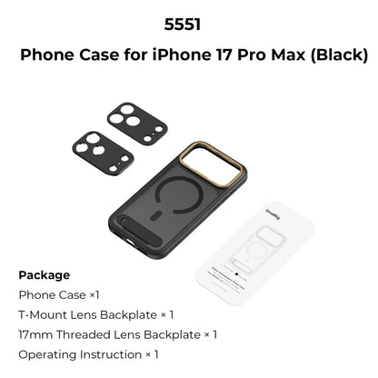 iPhone Case Lightweight Photography for iPhone 17 Pro/Pro Max with MagSafe Suit 67mm Magnetic Filter Slot Gift