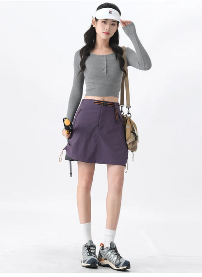 2026 High-Quality Outdoor Women's Mini Skirt, Anti-Exposure, Casual Breathable, Durable and Fashionable Ultra Short Skirt
