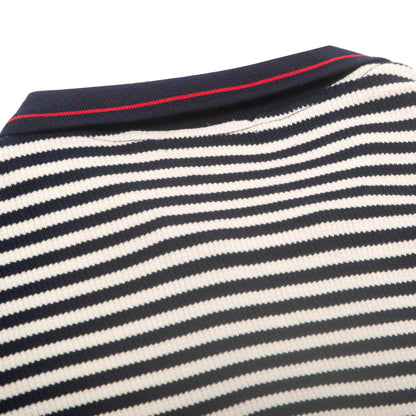 Women's T-shirt New Knitted Simple Stripe V-neck Women's Top