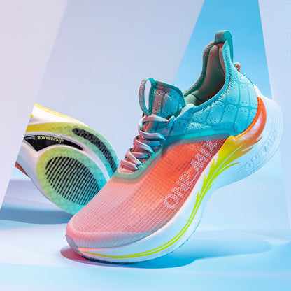 Original Carbon Fiber Running Racing Shoes Professional Marathon Ultra-light Rebound Damping Trail Sport Road Sneakers