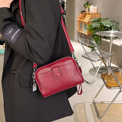 Women Genuine Leather Shoulder Bag New Casual Female  Small Crossbody Bags For Women Bag Cell Phone Bag Day Clutches