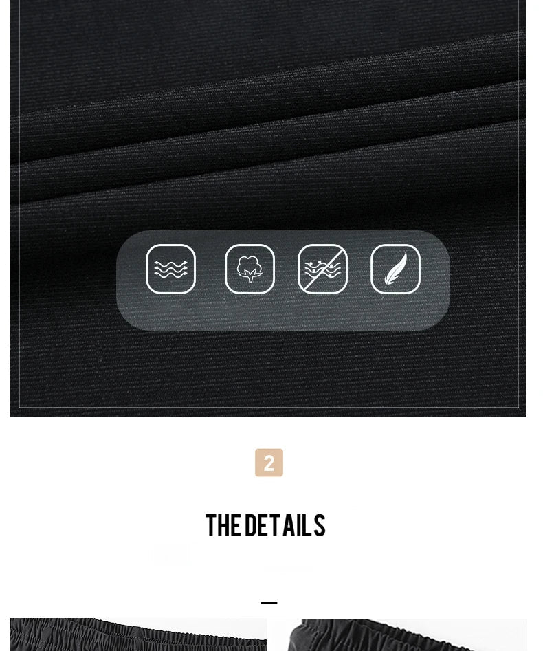 Plus Size 8xl 7xl 6xl Men Sports Pants Quick-Drying Men Trousers Joggers Sportswear Solid Sweatpants Male Elastic Ice Silk Pant