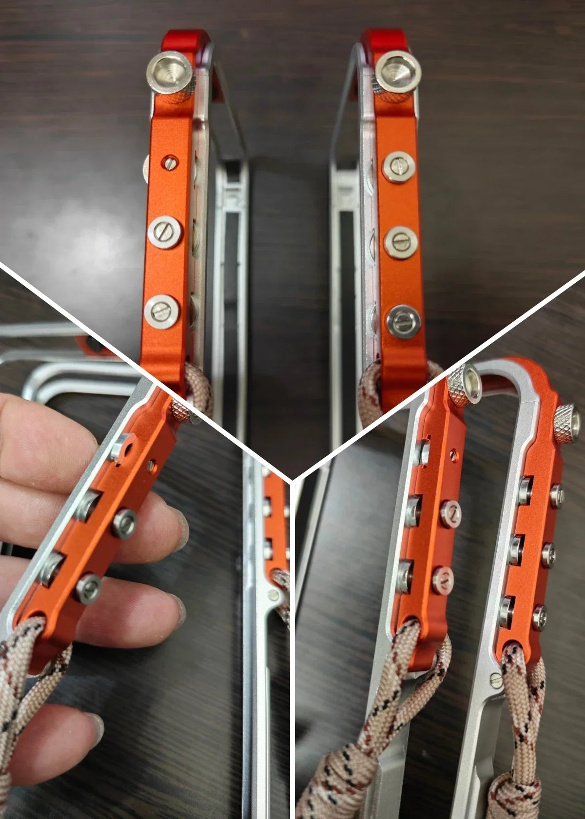 Cyberpunk Punk Mechanical Phone Frame Case For iPhone 17 Air 16 15 14 13 Pro Max Plus Aluminum Alloy Metal Shockproof Bumper