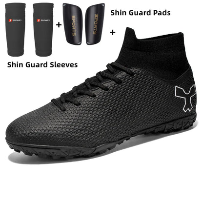 Men Quality Soccer Shoes Durable Boys Football Boots Lightweight Children Football Shoes Futsal Training Sneakers Soccer Cleats