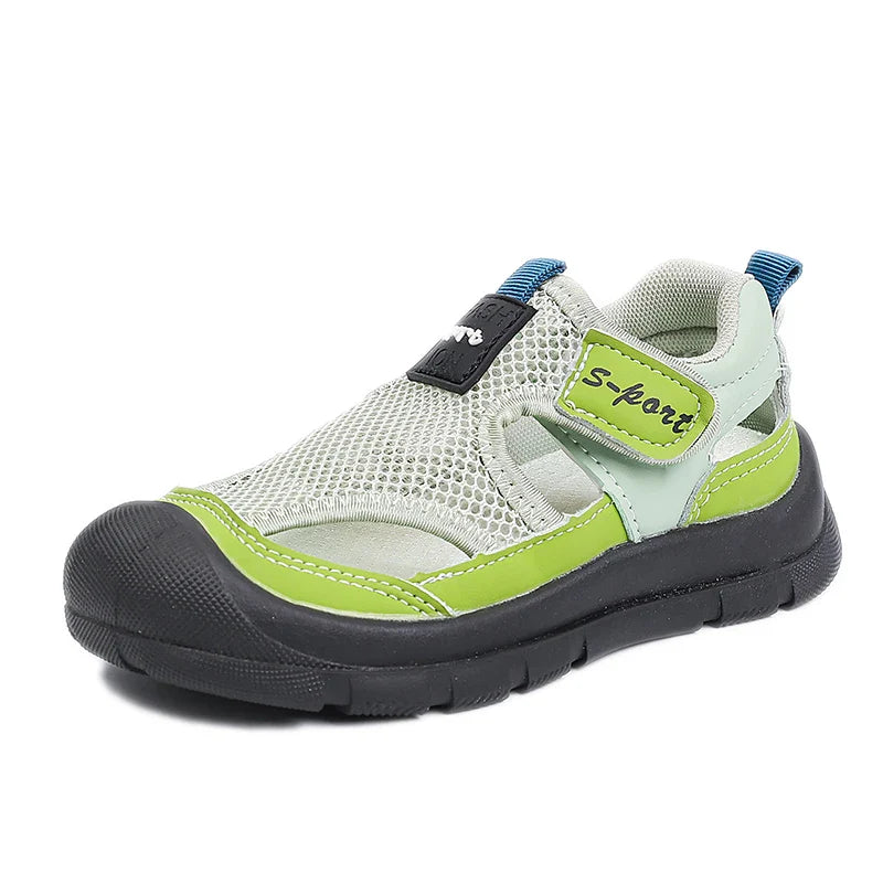 Unisex Children’s Sports Sandals 2026 New Summer Kids Barefoot Beach Shoes Non-slip Comfort Versatile Chic Outdoor Hiking Shoes