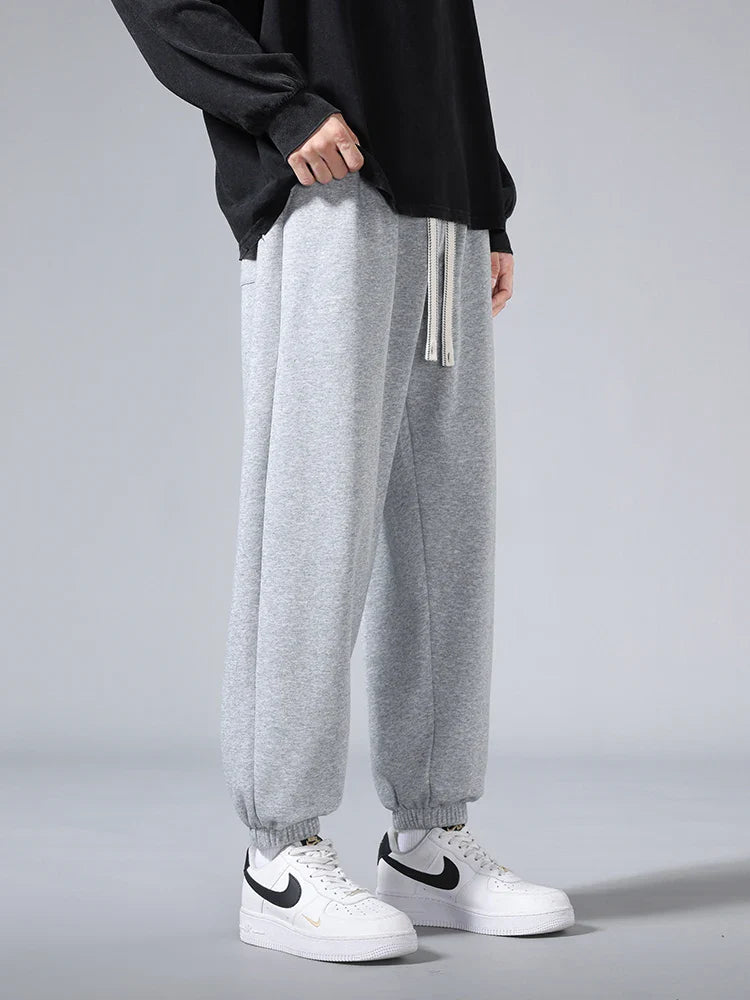 Men's Jogger Cotton/Polyester Sweatpants Big Size 8XL 7XL 6XL Sports Baggy Pants Sting Banding  Hip Hop Loose Harem Trousers