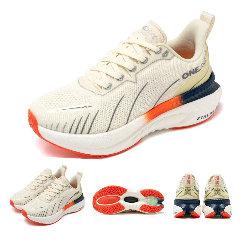 ONEMIX Tênis de corrida masculino com novo amortecimento, adequado para corredores pesados, com cadarço, para esportes, feminino, antiderrapante, atlético, masculino, para uso ao ar livre