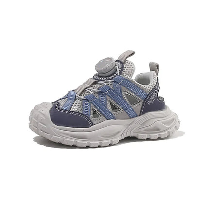 Summer Sport Sandals for Children Hollow Out Breathable Boy's Girl's Adjust Sport Shoes Anti-slippery Soft-soled Kid's Sandals