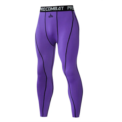 Men Bodybuilding longs Pants Fitness Compression Leggings Train Workout Outfit Male Muscle Alive Elastic Skinny Tights