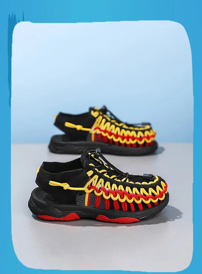 Hot Sale Kids Sports Sandals Summer Boys Beach Shoes Outdoor Sneakers Sandals Rubber Non-slip Casual Sandals for Children