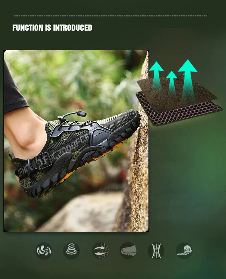 Summer Hiking Shoes Unisex Wading Shoes Mens Water Hiking Boots Women Aqua Shoe Mountain Climbing Quick-Dry