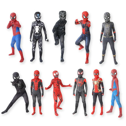 Superhero Spiderman Costume Bodysuit for Spandex Zentai Halloween Spider Man Cosplay Jumpsuit 3D Style