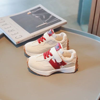 Children Tennis Shoes Patchwork Versatile Boys School Basketball Shoes Kids Fashion Causal Girls Outdoor Sneakers Breathable