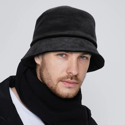 Dad Winter Hat Lady Outdoors Corduroy Bucket Hats Men Big Size Fisherman Hat 54-56cm 56-58cm 58-60cm 60-62cm 62-64cm
