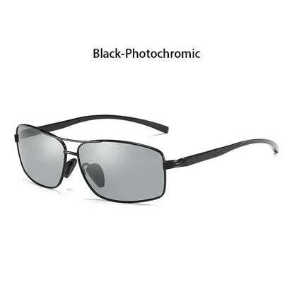 Fashion Photochromic Polarized Sunglasses Men Women Vintage Square Sun Glasses Man Brand Designer Driving Fishing UV400 Eyewear