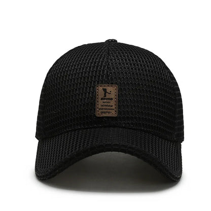 Men'S New Fashion Baseball Cap Summer Breathable Full Net Shade Fishing Cap Outdoor Leisure Sports Cap