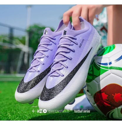 New Men Football Boots Futsal Cleats Unisex Soccer Shoes Hot Sale High-quality Professional Women Ultralight TF/FG Sneakers