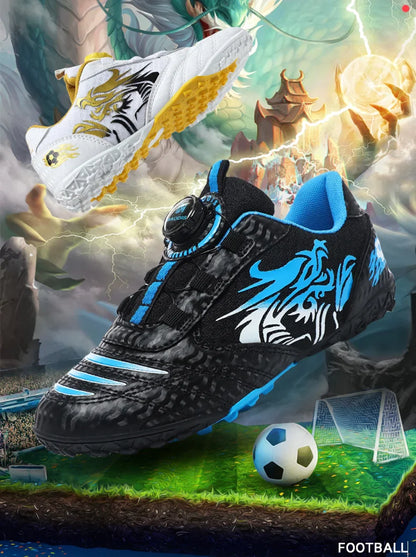 Children's Soccer Shoes TF Breathable Lightweight Major Training Shoes Boy Wear-resistant Sneakers Youth Match Kids Soccer Shoes