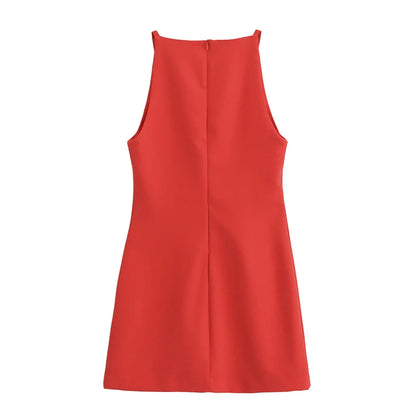White Mini Dress Woman Sleeveless Summer Short Dresses For Women 2025 Off Shoulder Black Sexy Dress Evening Party Dresses