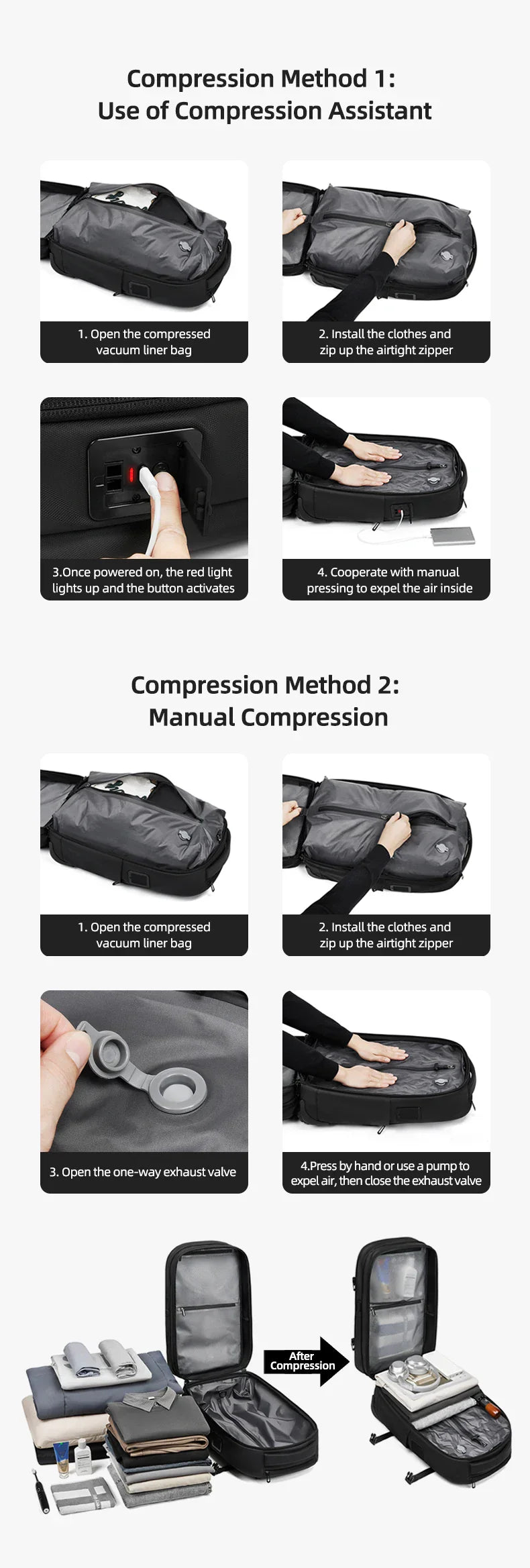 Travel Trolley vacuum compression business backpacks pump for Man Wheeled backpack On wheels luggage Rolling Bags For Boardable
