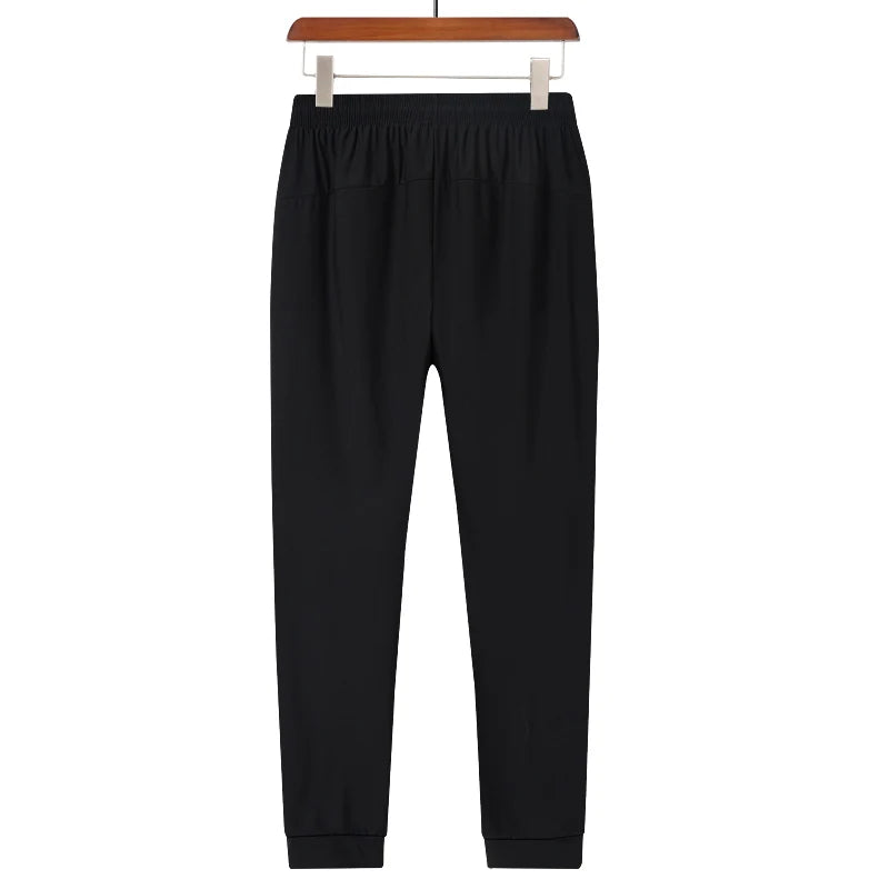 New Ice Silk Breathable Men's Sports Pants Quick Drying Sweat-absorbing Comfortable Cool High Quality Outdoor Pants for Men