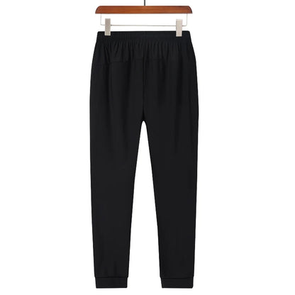 New Ice Silk Breathable Men's Sports Pants Quick Drying Sweat-absorbing Comfortable Cool High Quality Outdoor Pants for Men