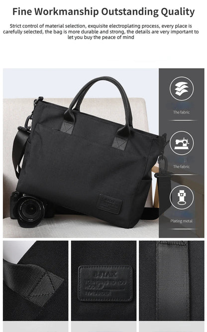File Bag Carrying Briefcase Men's Business Bag Lawyer Office Computer Bag Horizontal Shoulder Crossbody Bag Men Bag